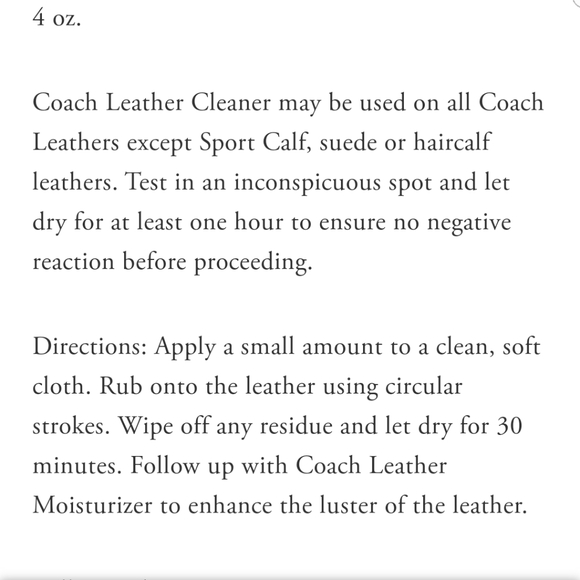 COACH CLEANERS - Picture 5 of 5